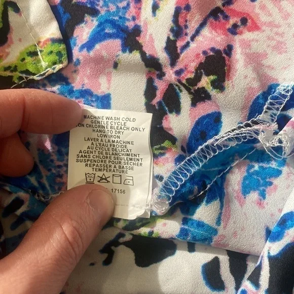 Colourful Abstract Button Up Shirt - Picture 12 of 12